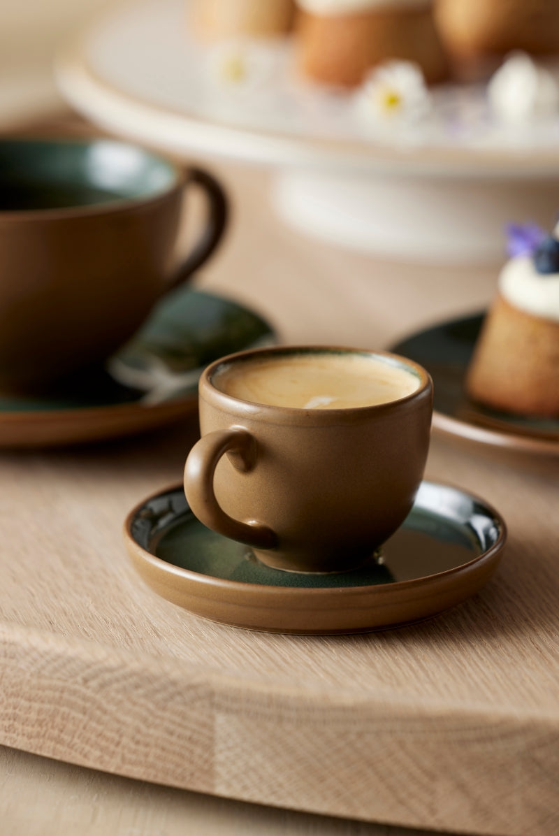 Bitz Espressotasse mit Untertasse wood/forest 0,07 l - Produktbild 2