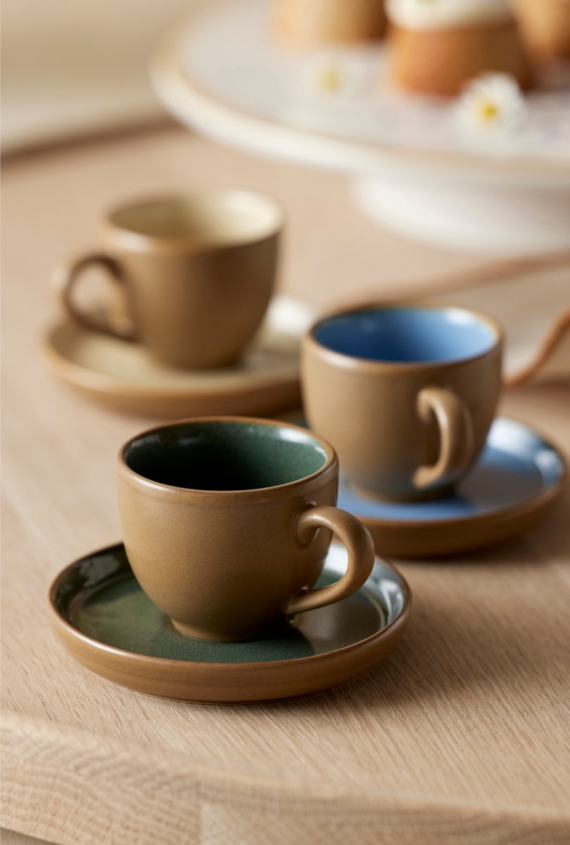 Bitz Espressotasse mit Untertasse wood/ocean 0,07 l - Produktbild 3