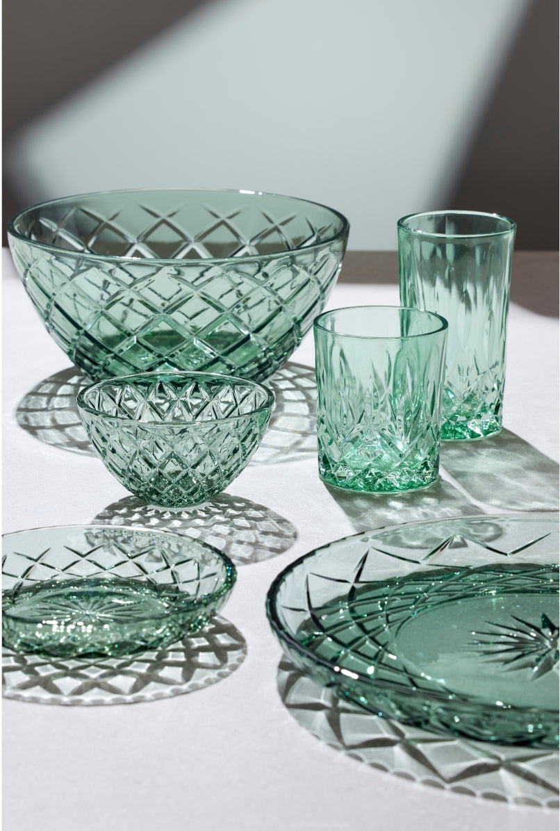 Lyngby Highball Sorrento Longdrinkglas grün 380ml Set4 - Produktbild 4