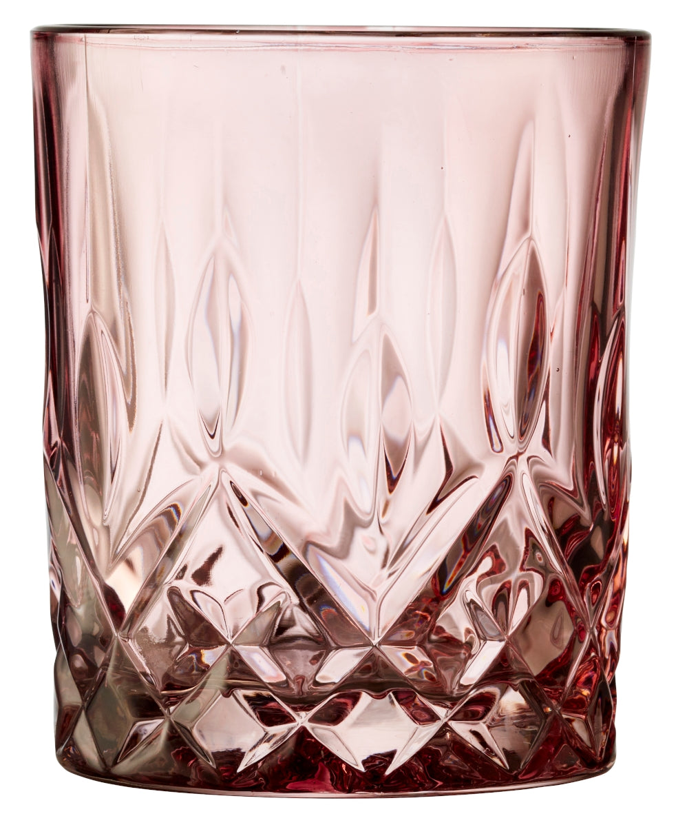 Lyngby Sorrento Whiskyglas pink 320ml Set4 - Produktbild 2