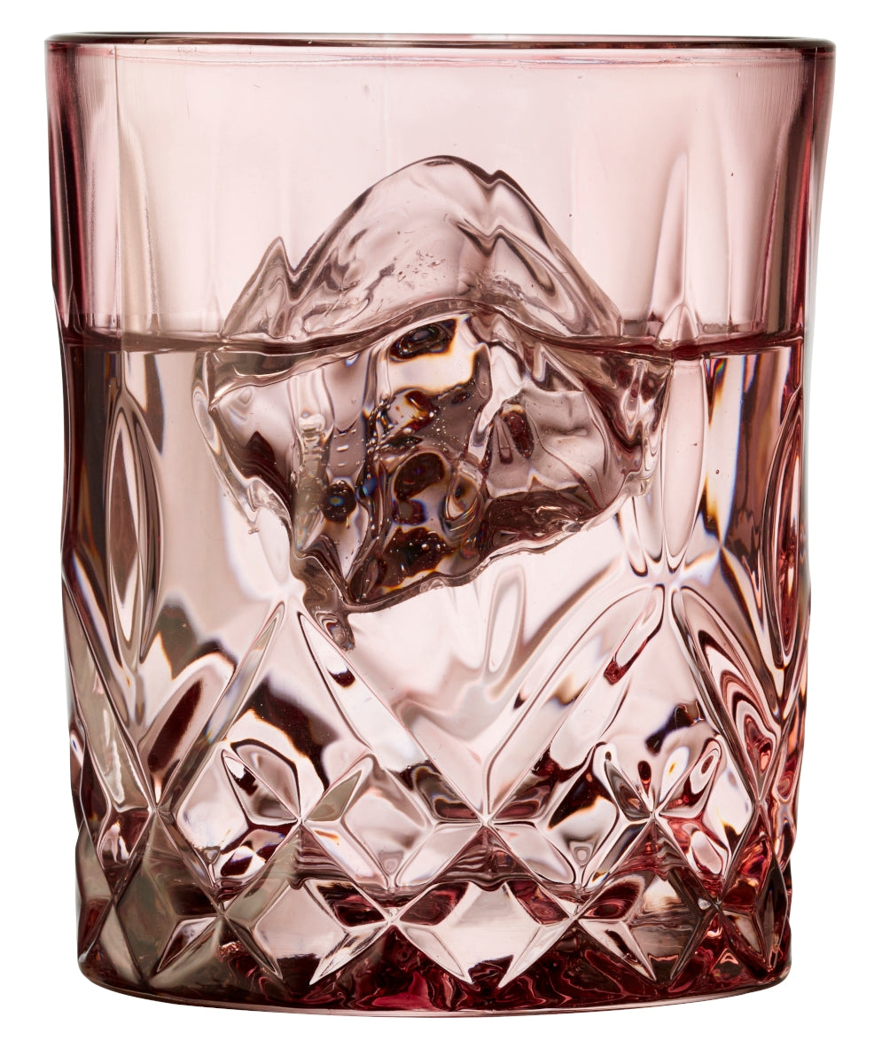 Lyngby Sorrento Whiskyglas pink 320ml Set4 - Produktbild 4