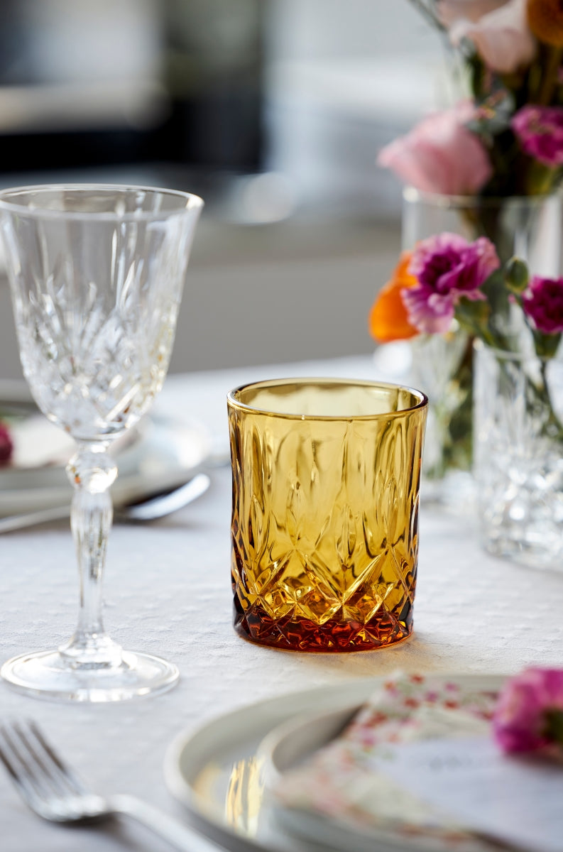 Lyngby Sorrento Whiskyglas amber 320ml Set4 - Produktbild 5