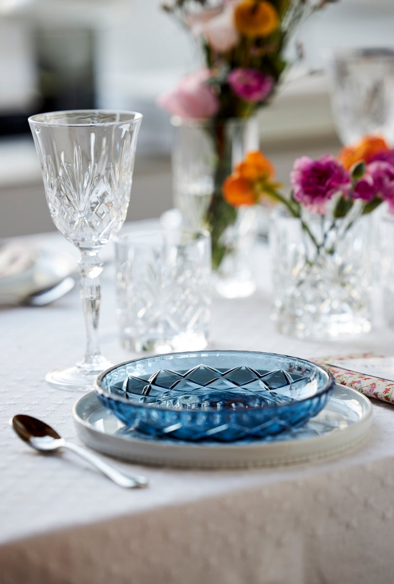 Lyngby Sorrento Teller Glas blau 16 cm Set4 - Produktbild 4