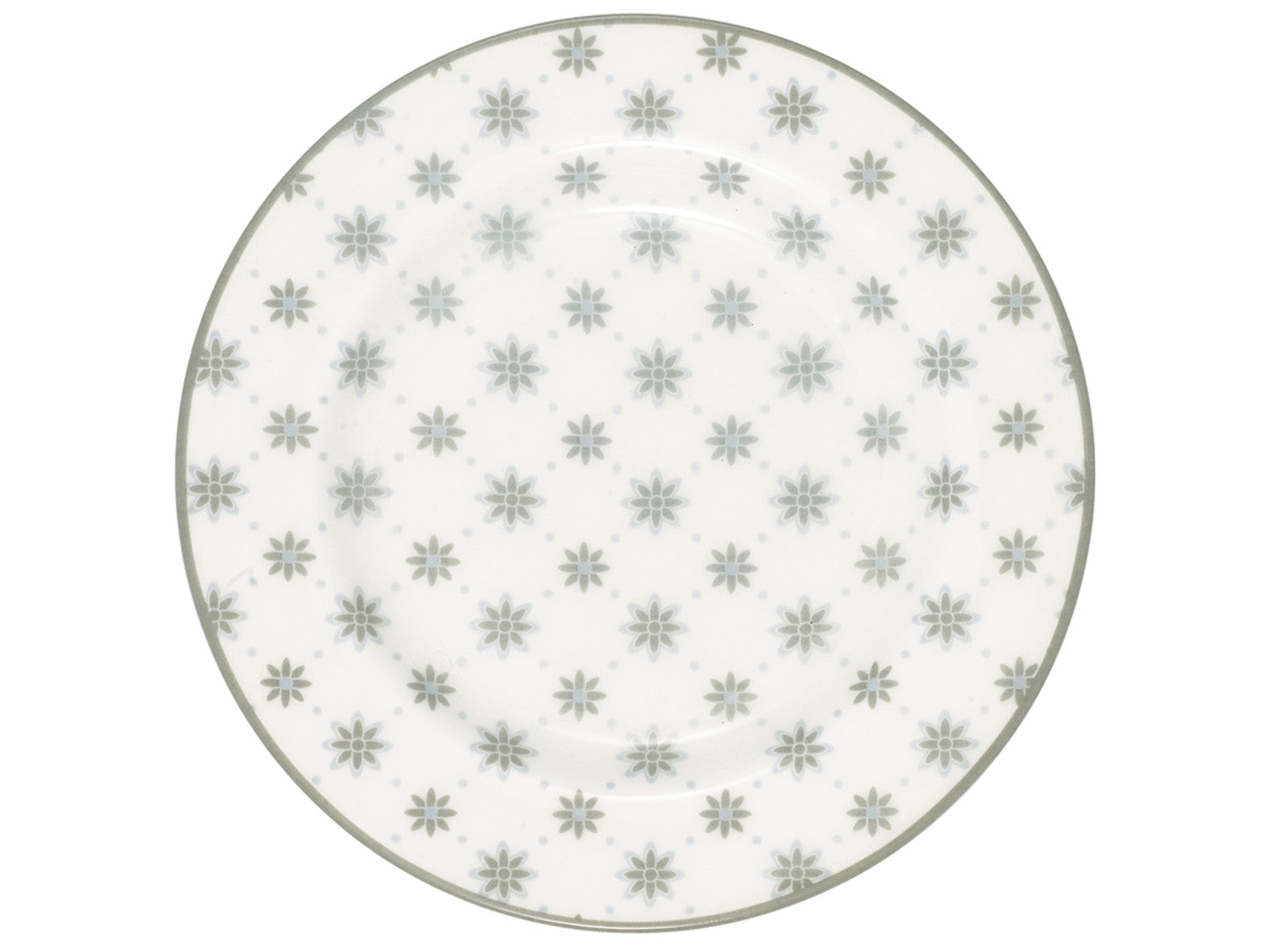 Greengate Laurie Dessertteller pale grey 15 cm