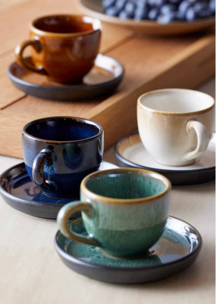 Bitz Espressotasse mit Untertasse cream/cream 0,07 l - Produktbild 2