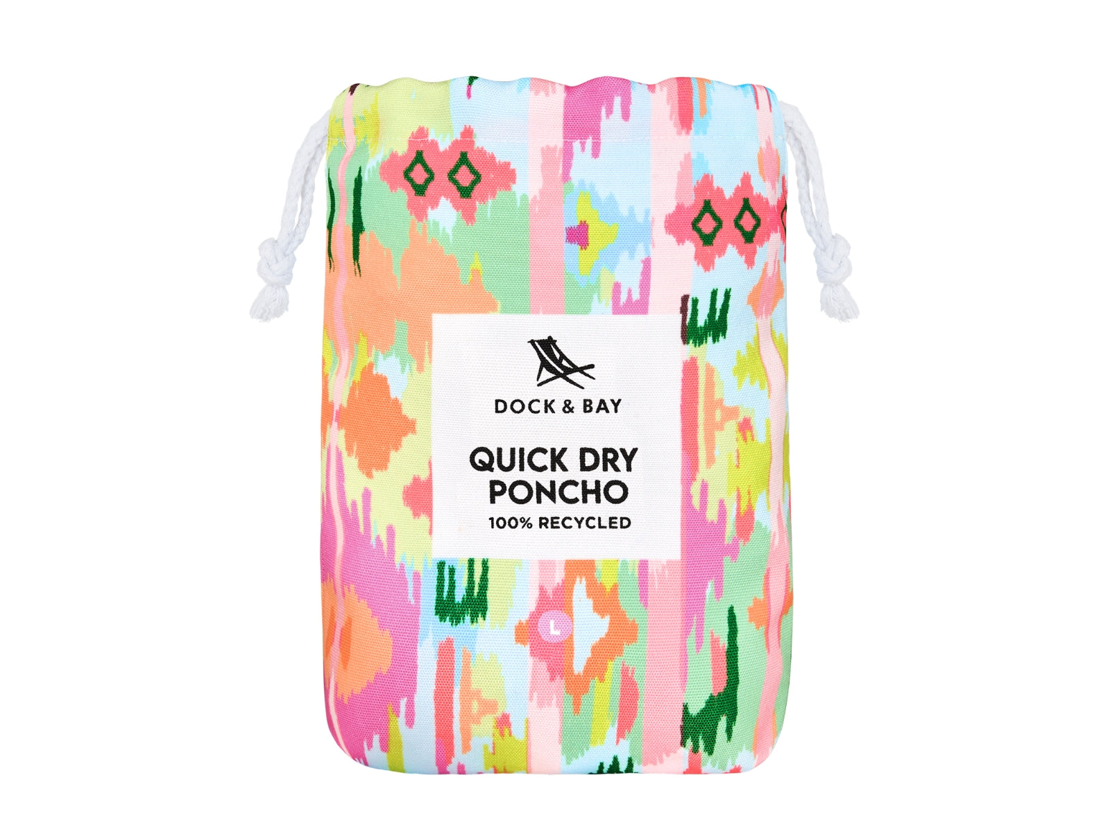 Dock & Bay Erwachsenen-Badeponcho L Ibiza Glow 105x85cm - Produktbild 2