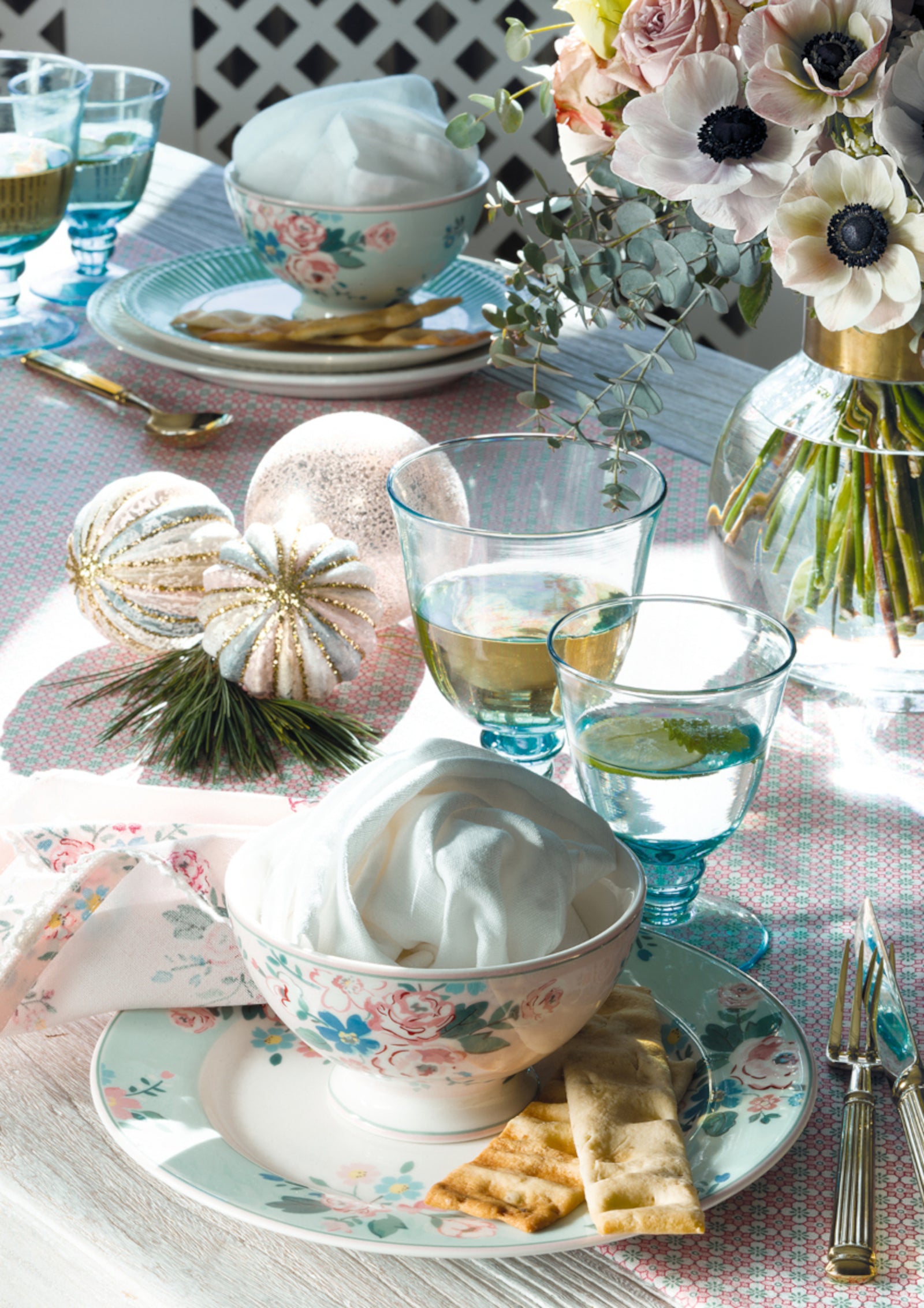 Greengate Inge-Marie Suppenbowl mint 0,5l - Produktbild 2