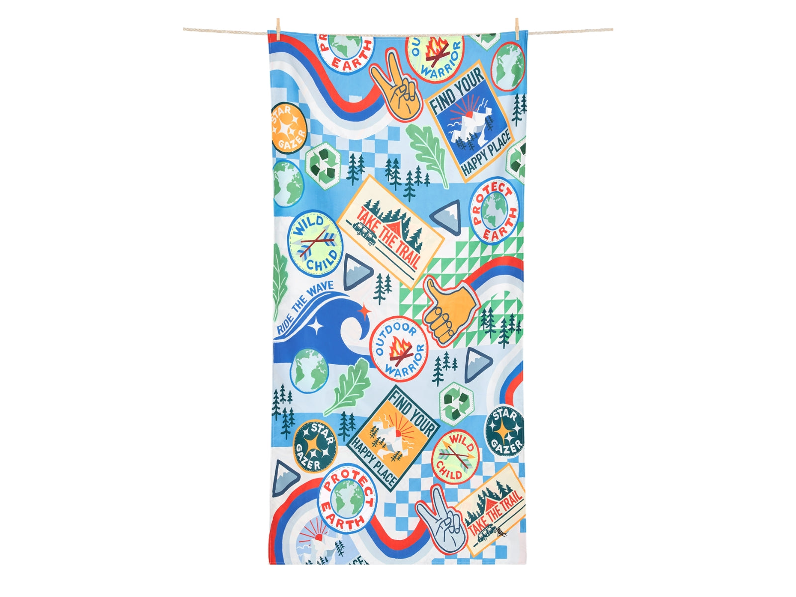Dock & Bay Kids Beach Towel M Into the Wild 130x70cm - Produktbild 4