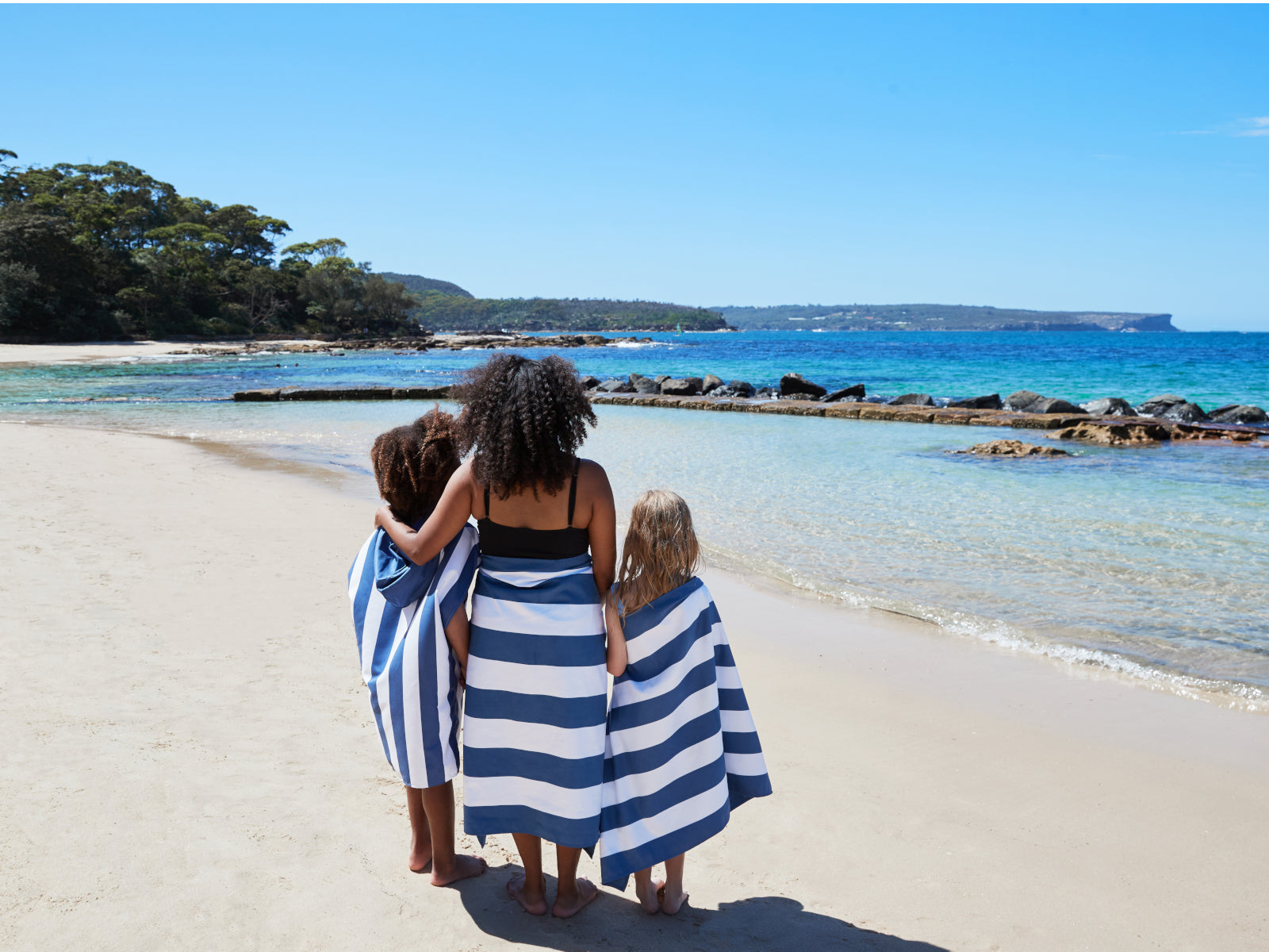 Dock & Bay Kinder-Badeponcho Whitsunday Blue 75x55cm - Produktbild 9