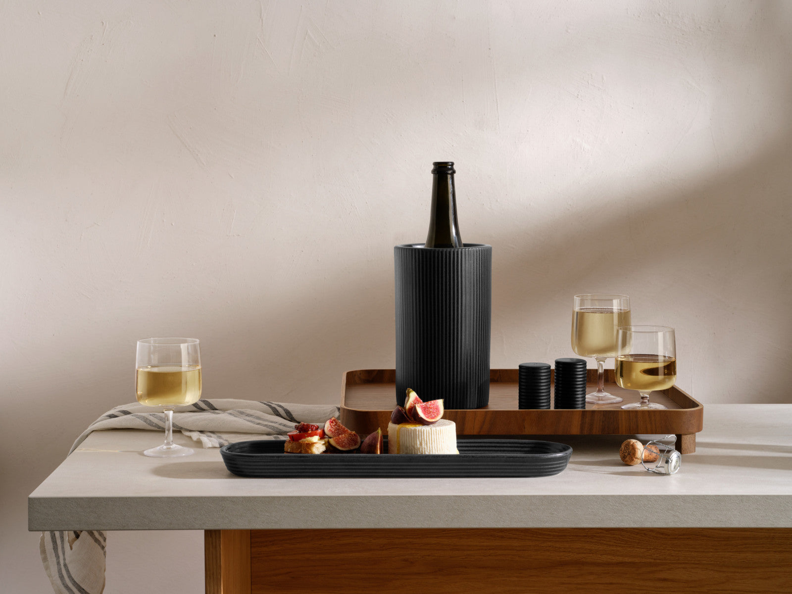 ASA kitchen'art Baguetteschale schwarz 40,5x9,5x3cm - Produktbild 3