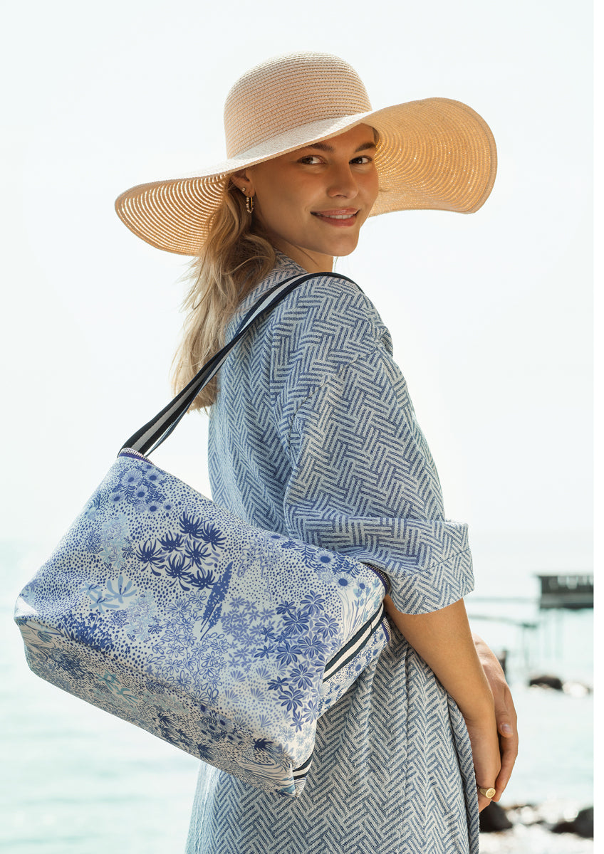 Greengate Celina Stoffserviette blue 40x40cm - Produktbild 4