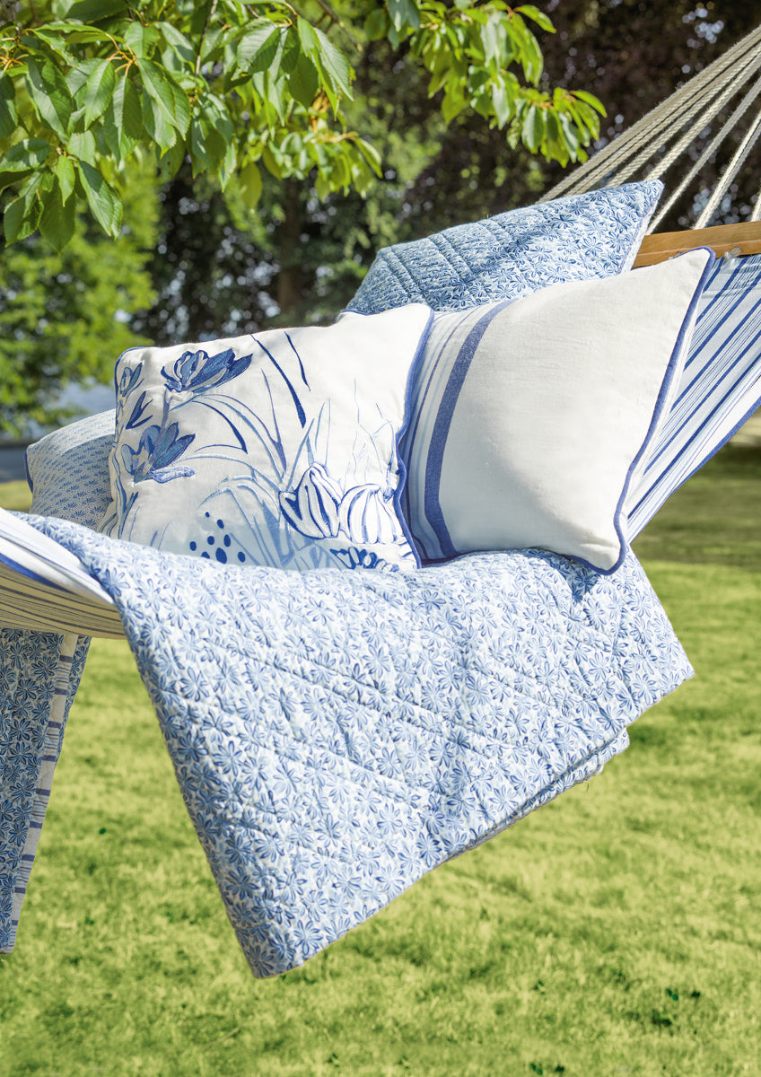 Greengate Celina Stoffserviette blue 40x40cm - Produktbild 3
