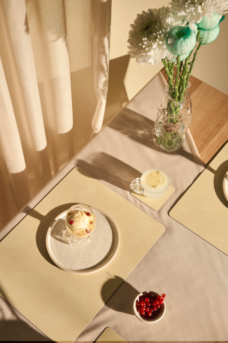 LIND DNA Nupo Tischset Square L lemon sorbet - Produktbild 4
