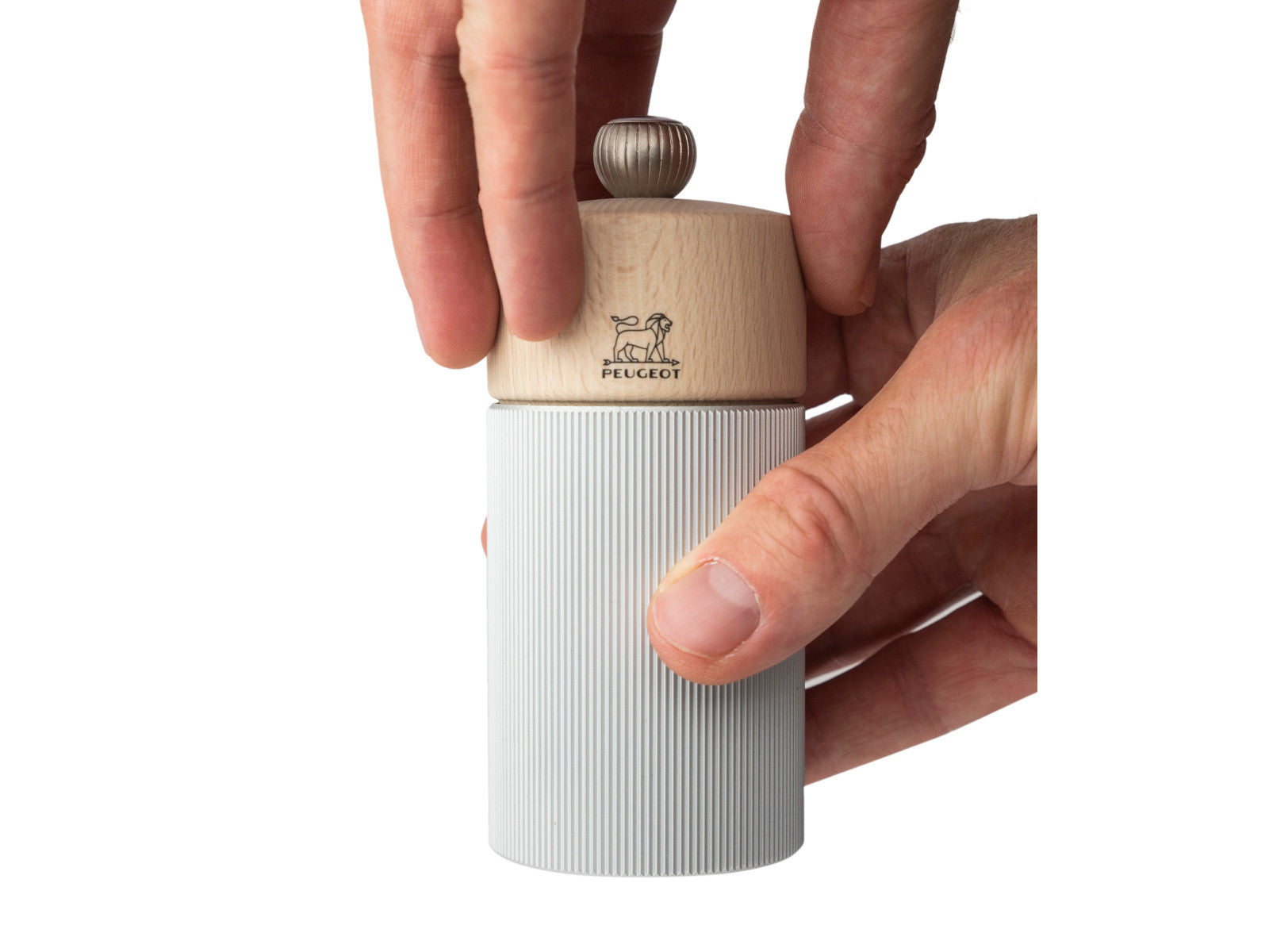 PEUGEOT LINE Pfeffermühle Aluminium natur 12 cm - Produktbild 3