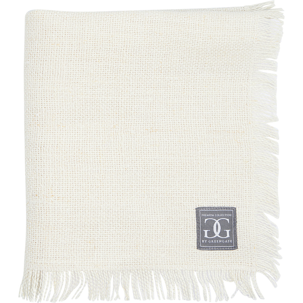 Greengate Leinen Serviette off white 40x40cm