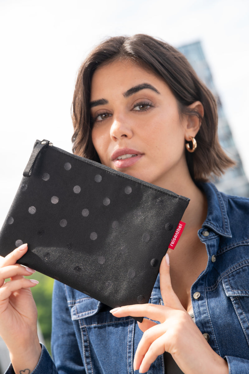 reisenthel shopper e1 glossy dots black Set2 - Produktbild 9
