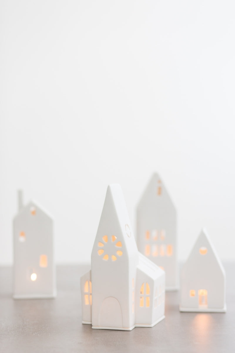 räder Lichthaus Kirche weiß 23cm - Produktbild 5