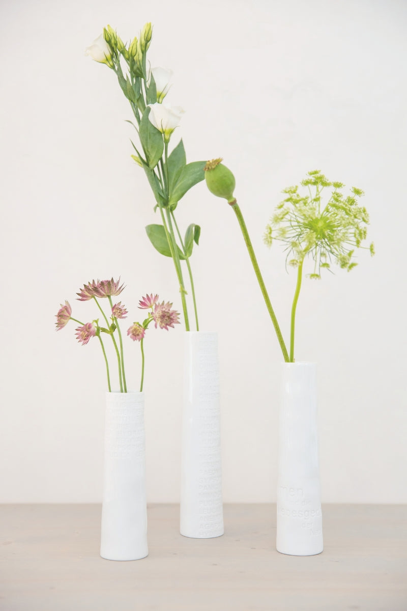 räder Raumpoesie Vase mittel weiß 20cm - Produktbild 4