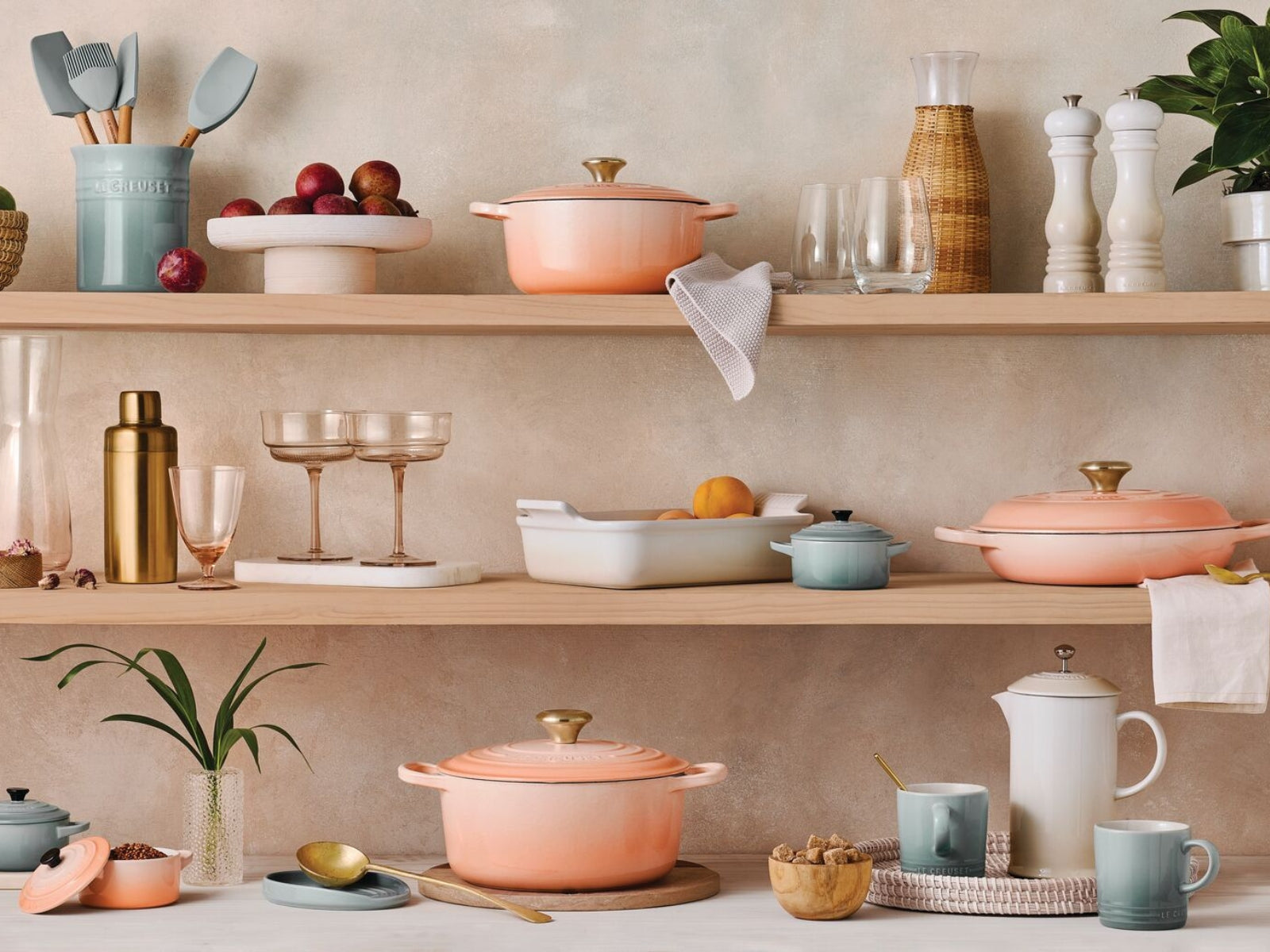 Le Creuset Craft Kochkelle sea salt Set 5tlg - Produktbild 5