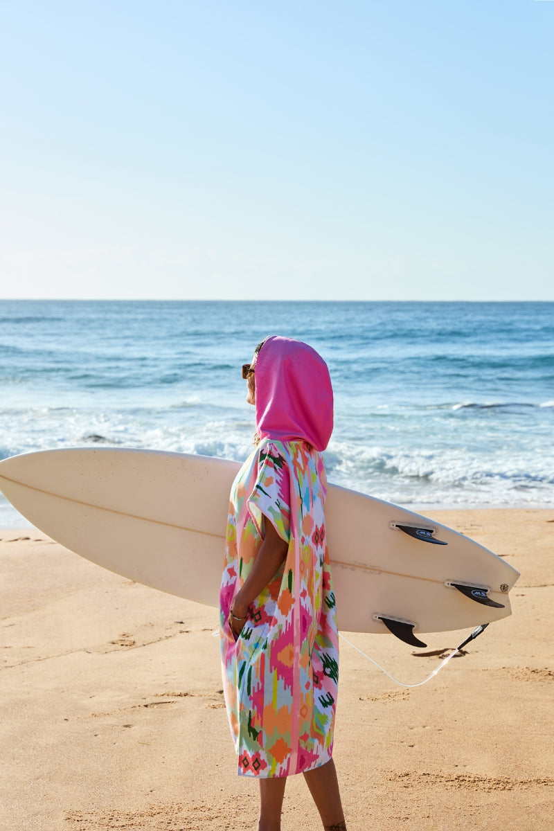 Dock & Bay Erwachsenen-Badeponcho L Ibiza Glow 105x85cm - Produktbild 9