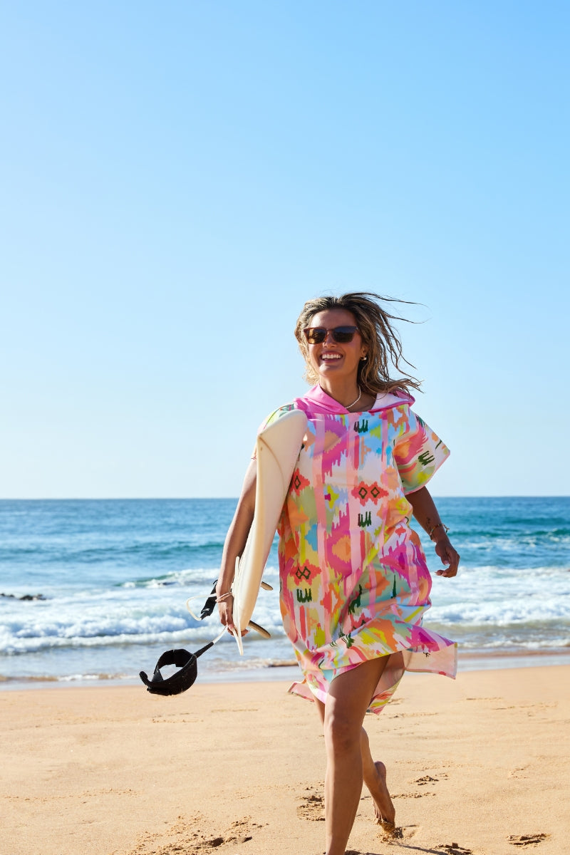 Dock & Bay Erwachsenen-Badeponcho L Ibiza Glow 105x85cm - Produktbild 10
