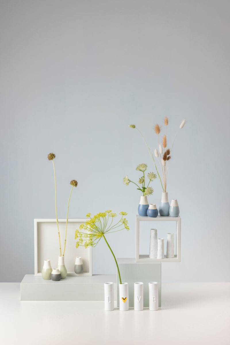 räder Raumpoesie Vase klein weiß 17cm - Produktbild 3