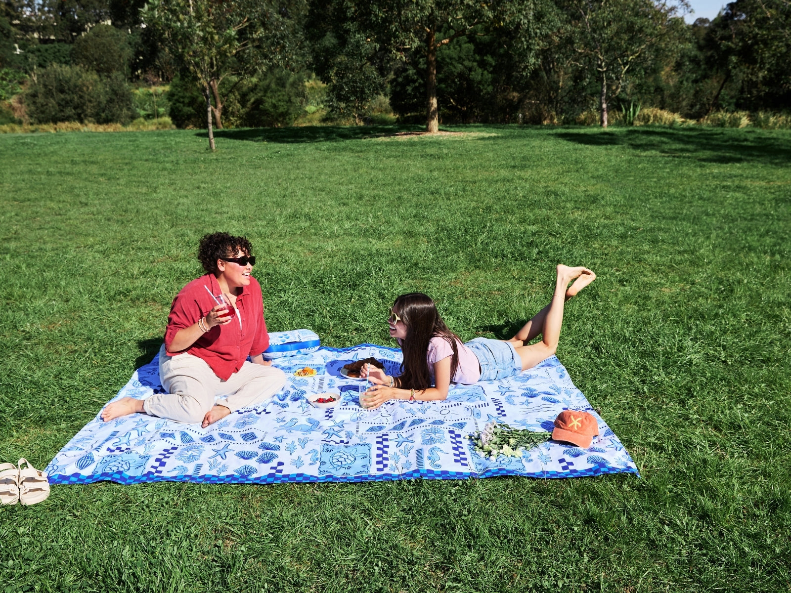 Dock & Bay Picnic Blanket L Grecian Shores 170x170cm - Produktbild 14