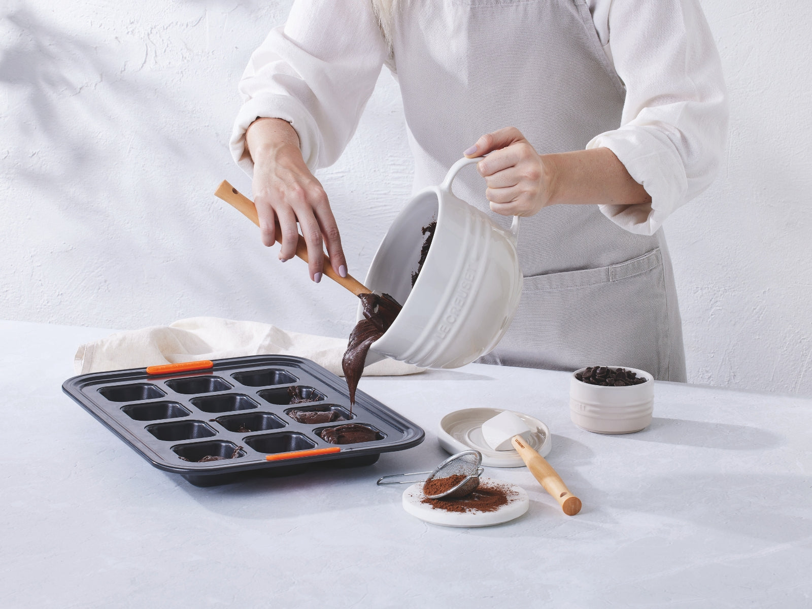 Le Creuset Craft mittlere Kochkelle schwarz 28,5cm - Produktbild 4