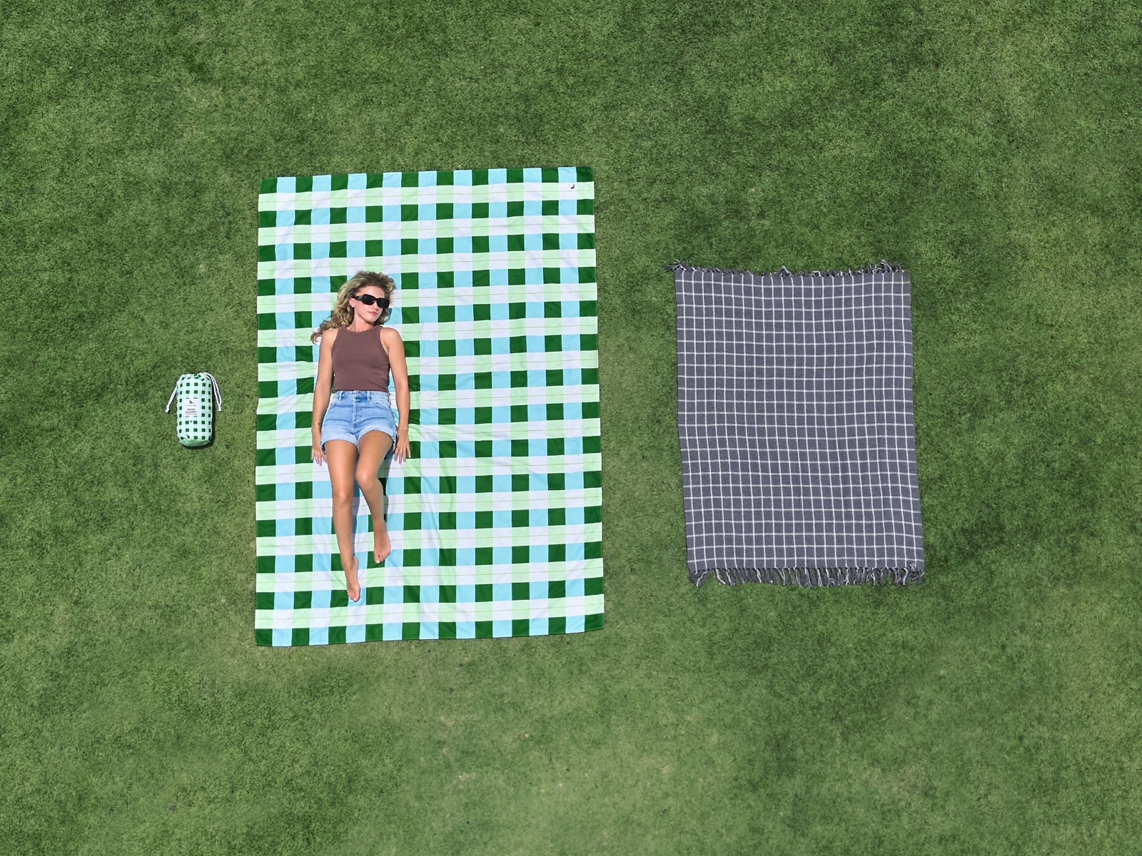 Dock & Bay Picnic Blanket L Apple Tart 170x170cm - Produktbild 8