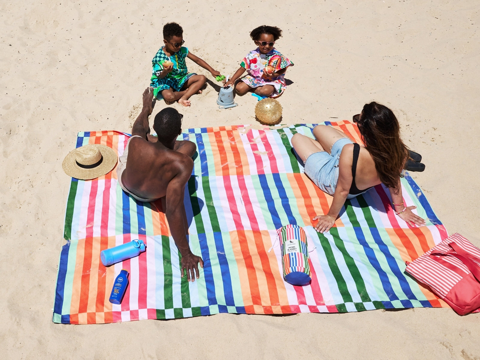 Dock & Bay Picnic Blanket L Sugar Sorbet 170x170cm - Produktbild 14