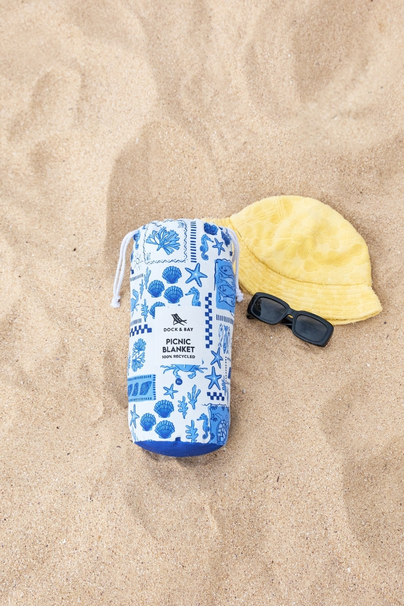 Dock & Bay Picnic Blanket L Grecian Shores 170x170cm - Produktbild 9