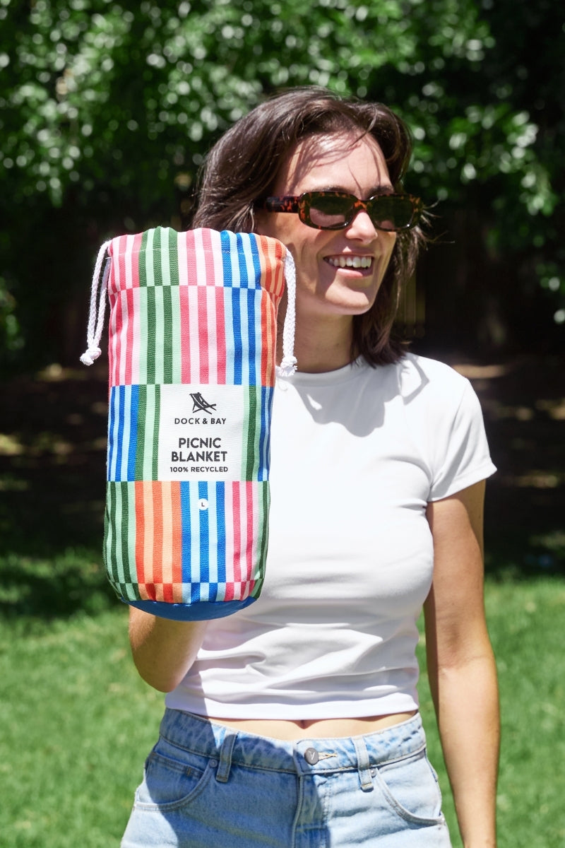 Dock & Bay Picnic Blanket XL Sugar Sorbet 240x170cm - Produktbild 8