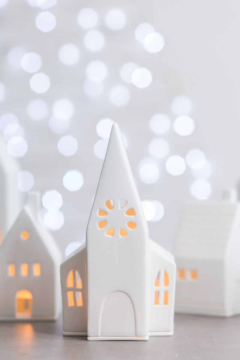 räder Lichthaus Kirche weiß 23cm - Produktbild 3