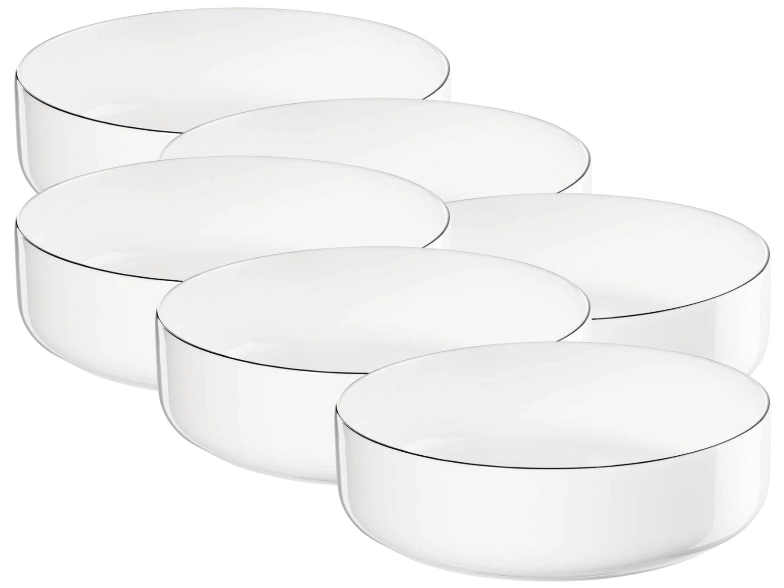 ASA Selection à table ligne noire oco Schale m. Rand 11,5cm Set6