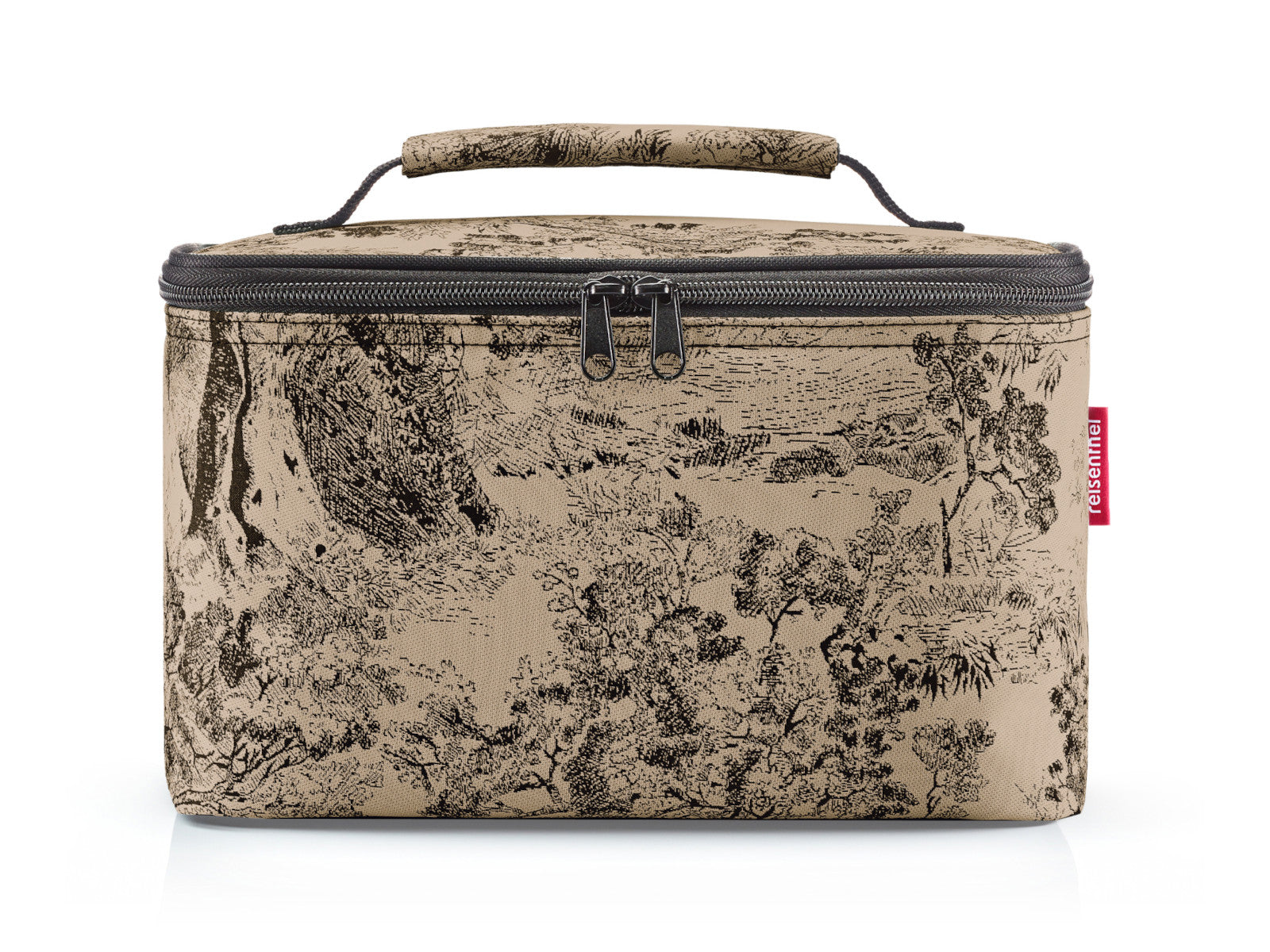 reisenthel cosmetic case jacquard brown