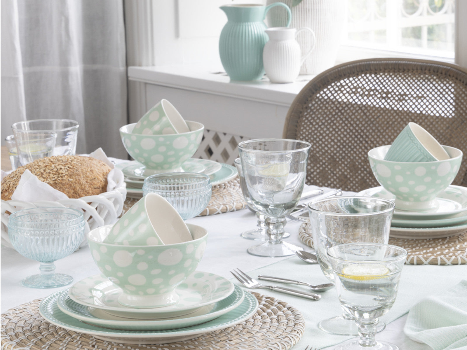 Greengate Neva Soup Bowl mint 15cm - Produktbild 2
