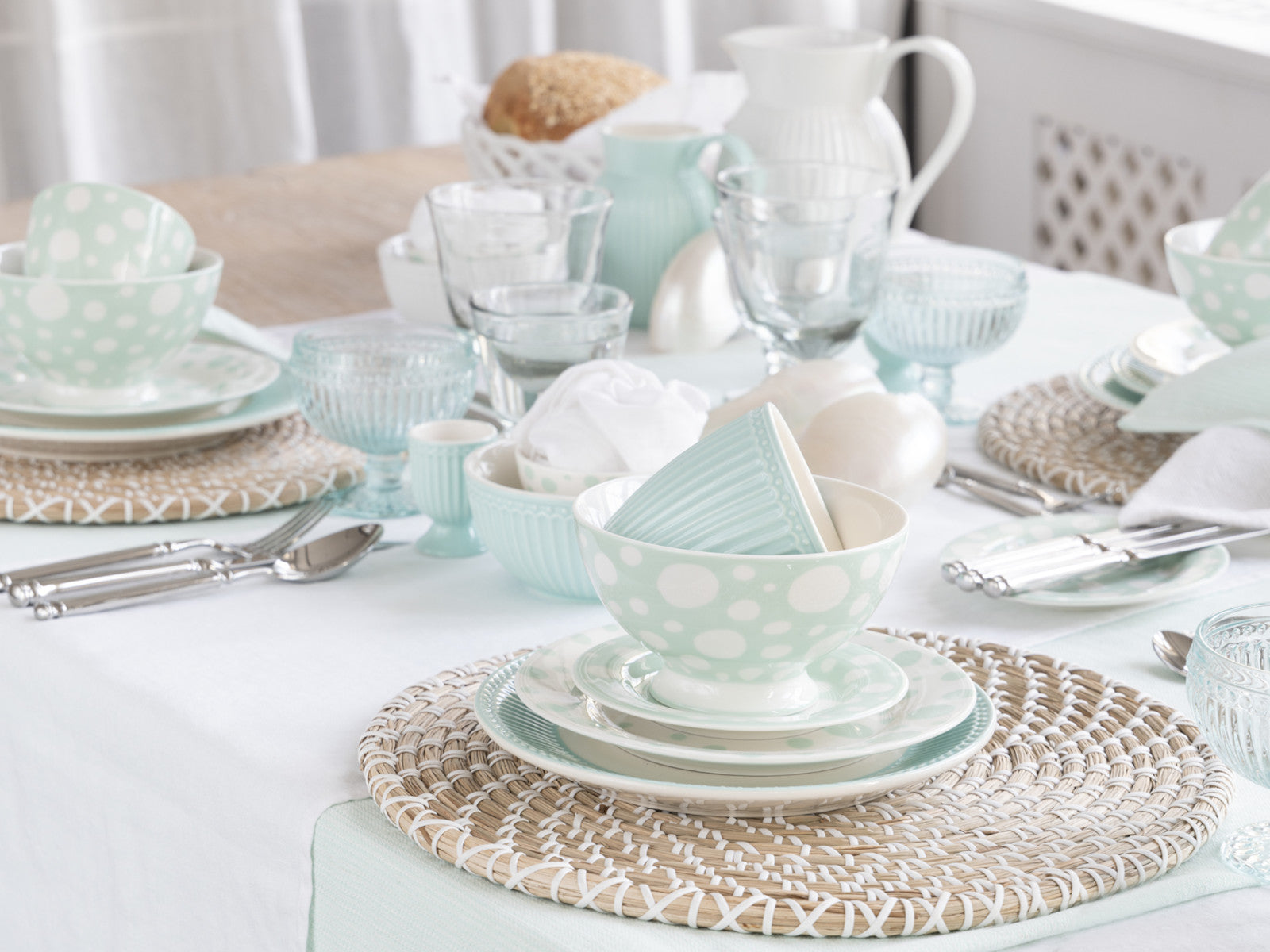 Greengate Neva Soup Bowl mint 15cm - Produktbild 3