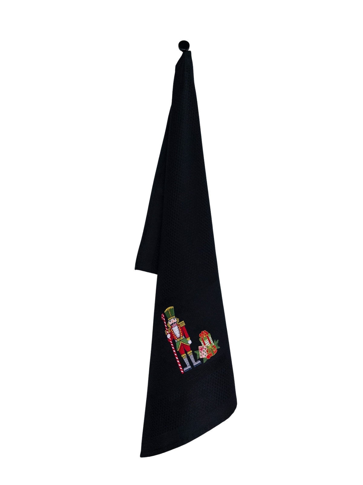 Vista Portuguese Geschirrtuch Nutcracker schwarz 50x70cm
