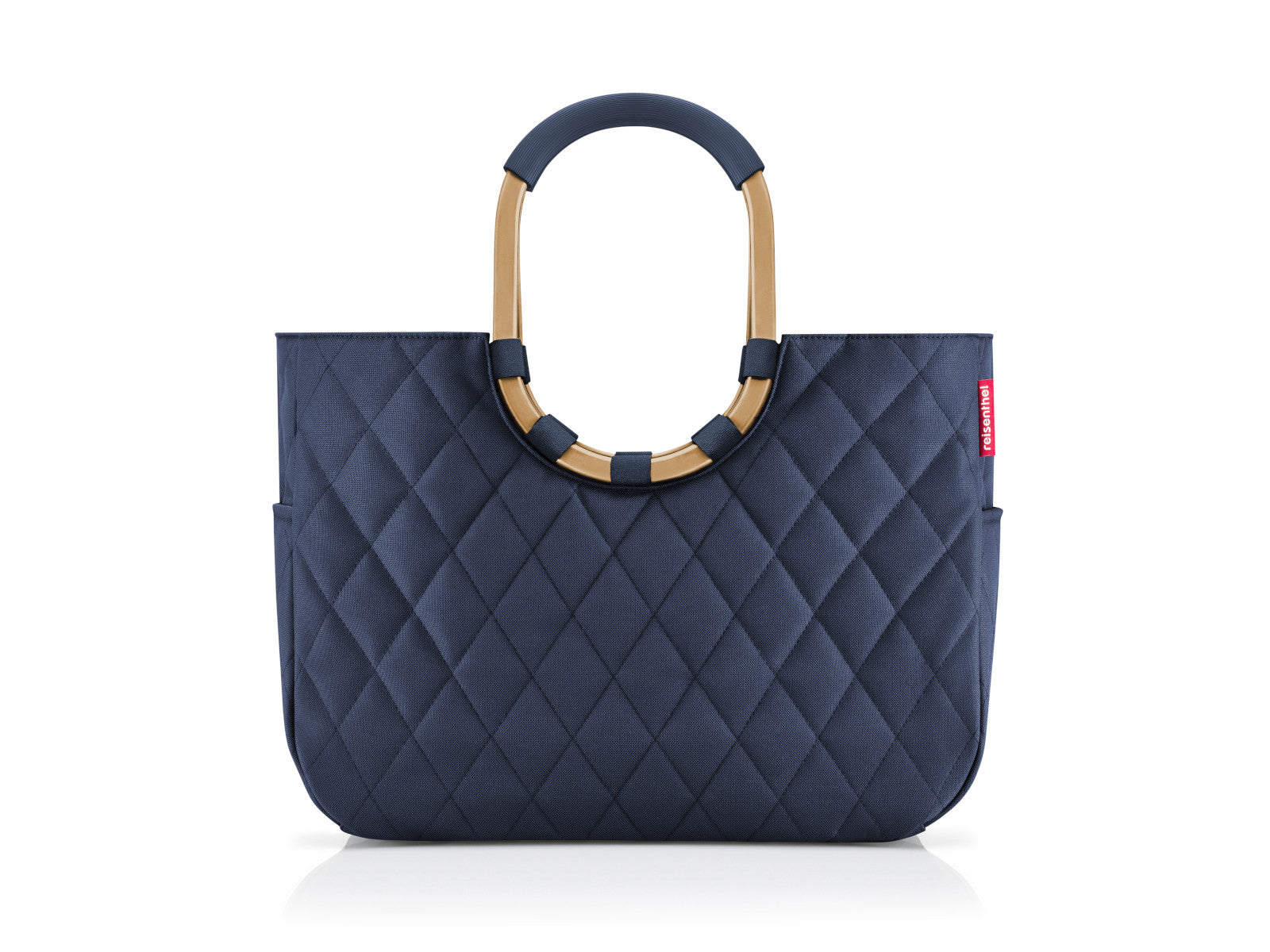 reisenthel loopshopper L frame rhombus midnight gold