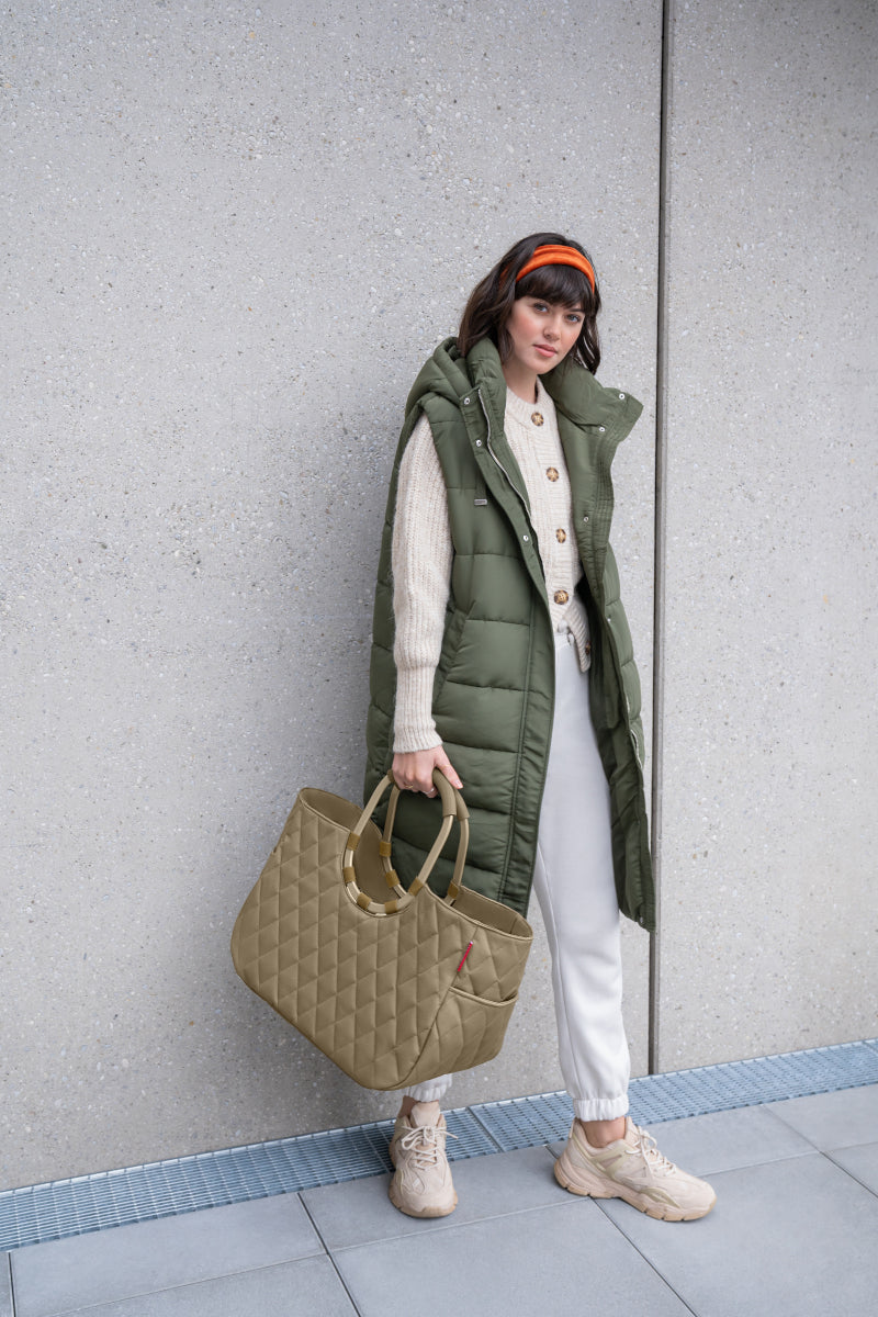 reisenthel loopshopper L frame rhombus olive - Produktbild 5