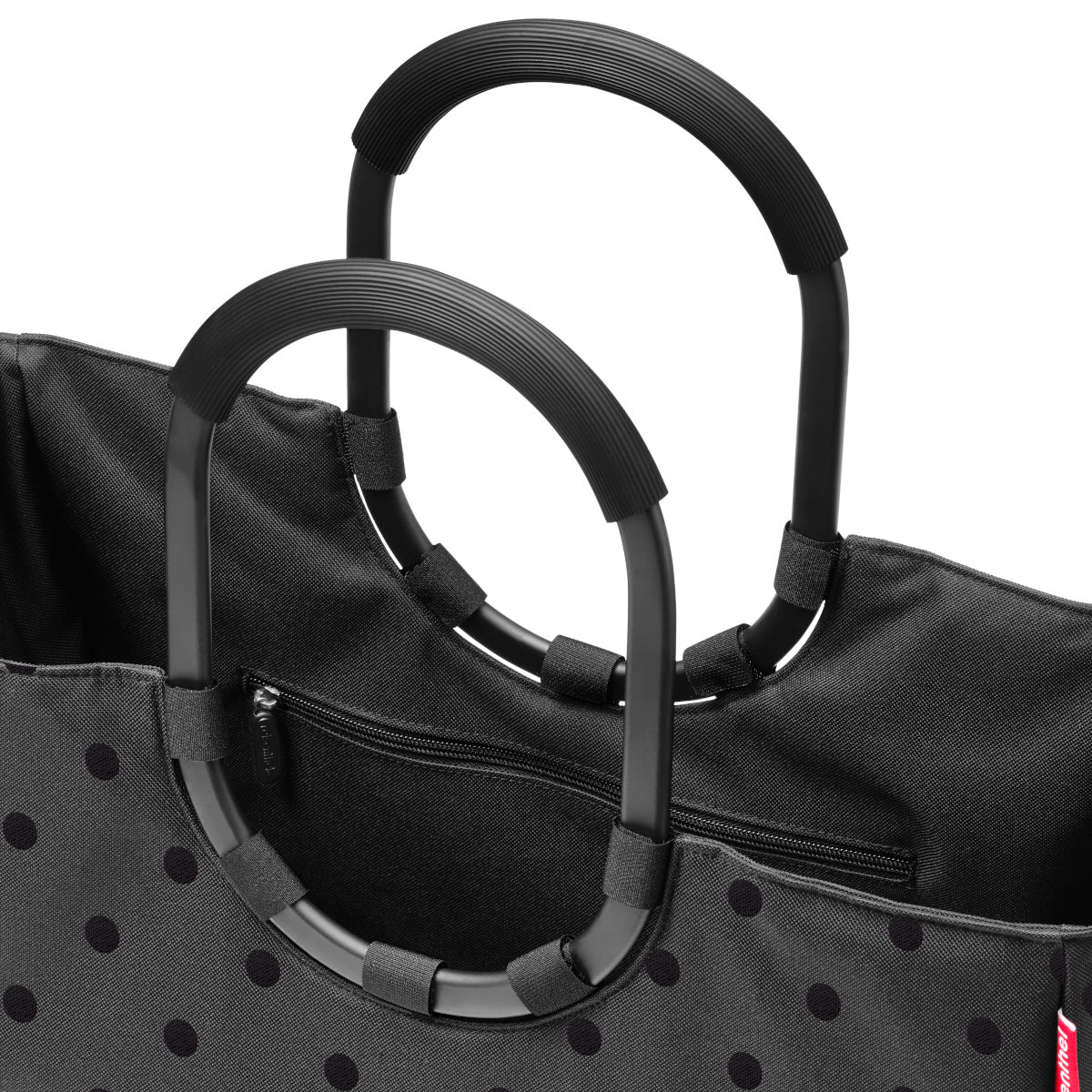 reisenthel loopshopper L frame glossy dots black - Produktbild 2