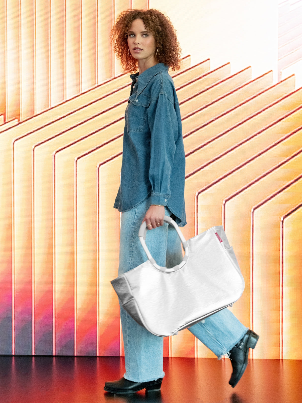 reisenthel loopshopper L silver crackle - Produktbild 10