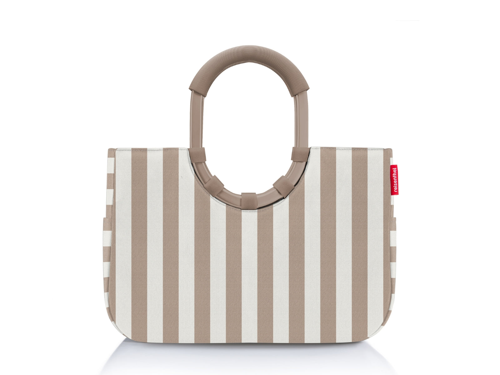 reisenthel loopshopper M summerstripes coffee