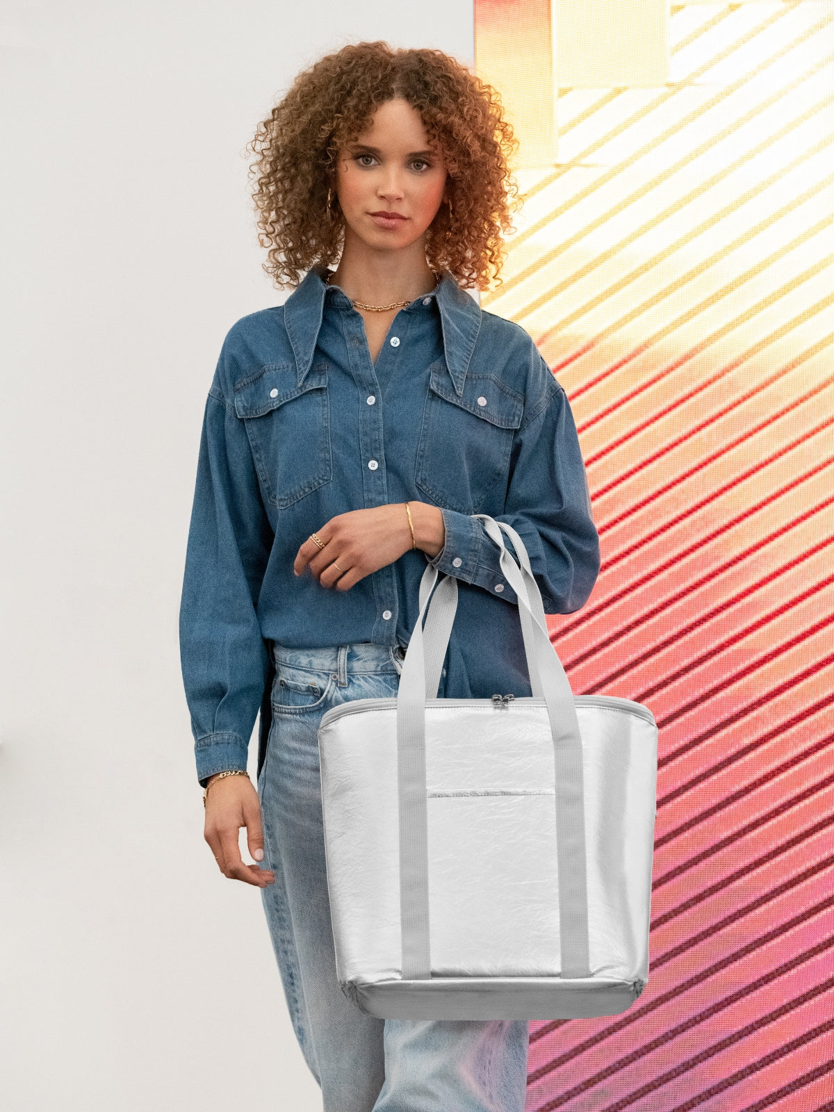 reisenthel thermoshopper silver crackle - Produktbild 4