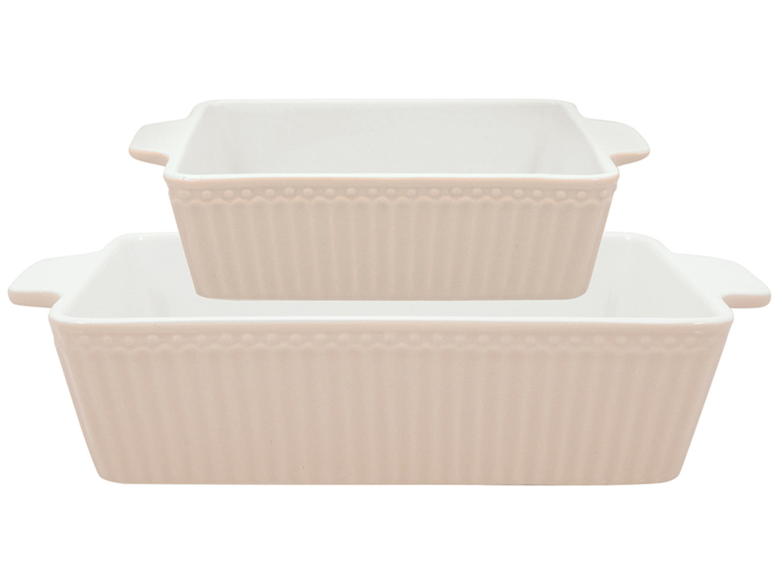 Greengate Alice Auflaufform creamy fudge small Set2