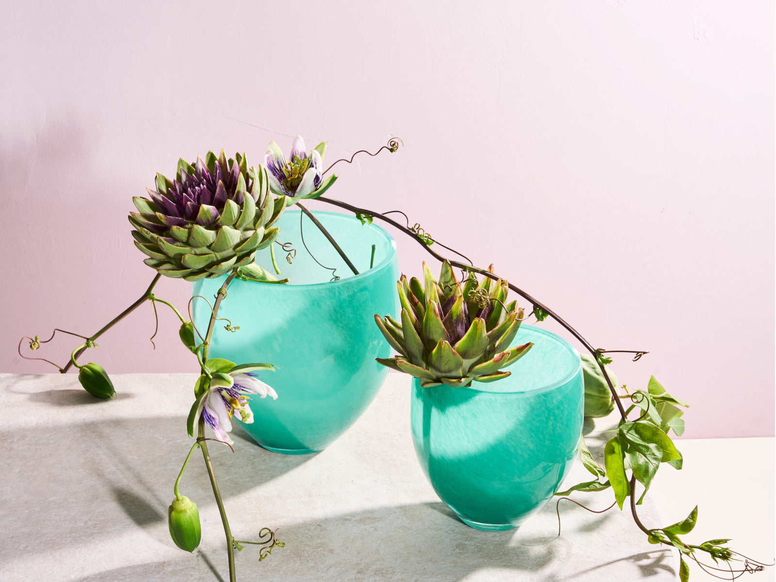ASA Selection oliveira Vase lagoa blau 14,5x15cm - Produktbild 2