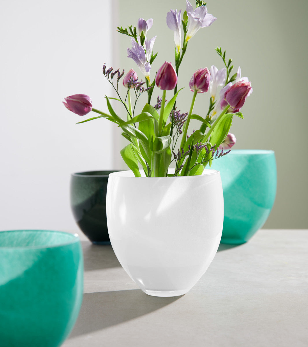 ASA Selection oliveira Vase pérola weiß 14,5x15cm - Produktbild 2