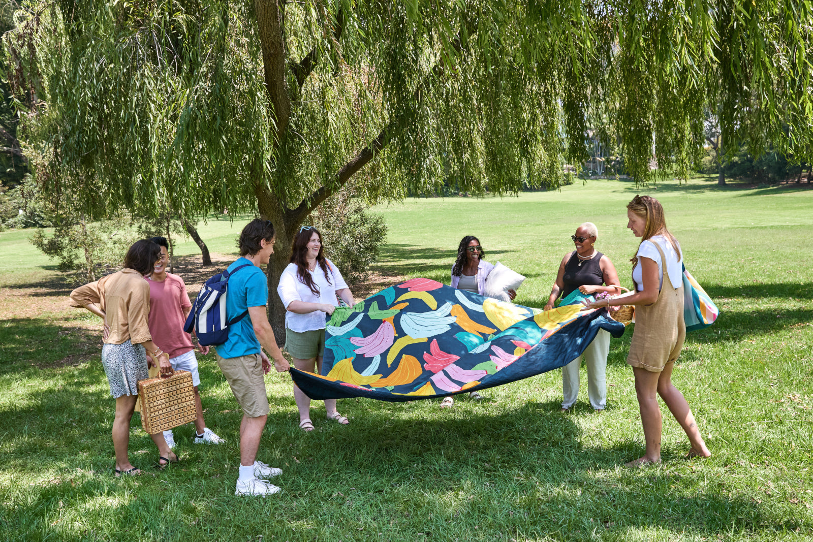 Dock & Bay Picnic Blanket L Bananarama 170x170cm - Produktbild 5