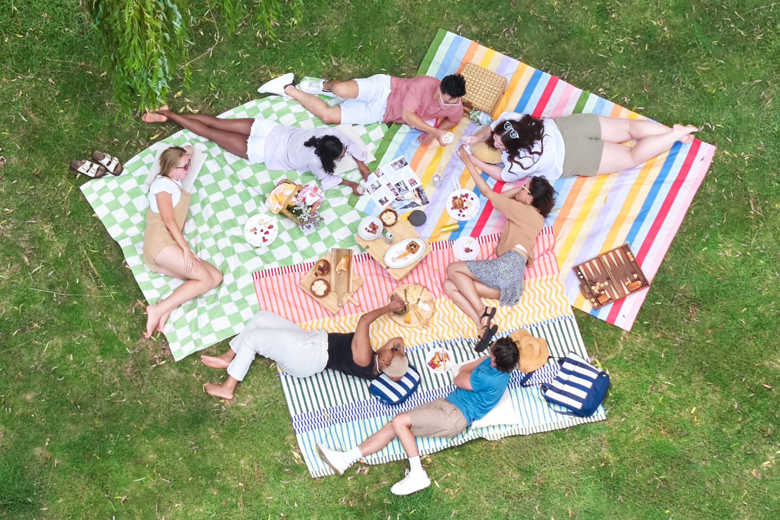 Dock & Bay Picnic Blanket XL Candy Stripes 240x170cm - Produktbild 8