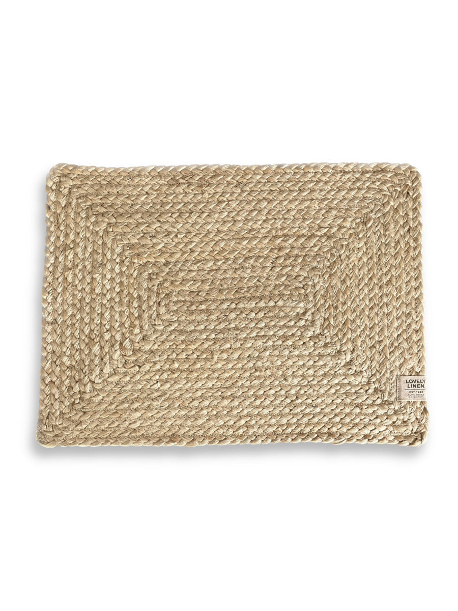 Lovely Linen Breezy Tischset Jute natural beige 33x45cm (1 Stück)
